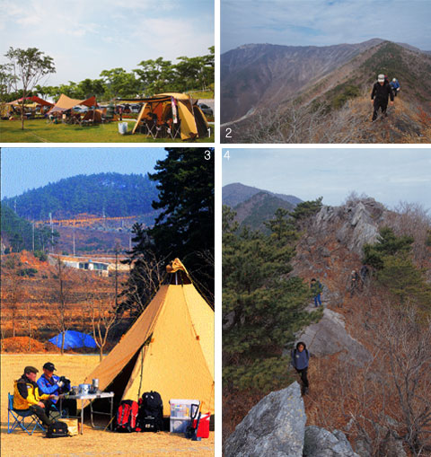 [모닥불&오토캠핑 산행 코스가이드 7선] 상족암야영장&와룡산... 월간산 [모닥불&오토캠핑 산행 코스가이드 7선] 상족암야영장&와룡산
