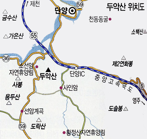 [주말산행코스ㅣ충청도의 산] 두악산 727m 충북 단양군 단성면... 월간산 [주말산행코스ㅣ충청도의 산] 두악산 727m 충북 단양군 단성면