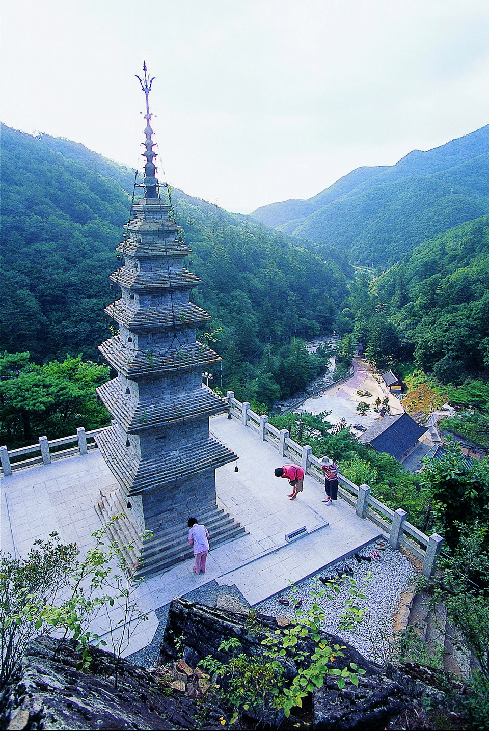 부처님 진신사리 봉안돼있다는 수마노탑.
