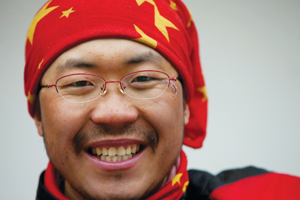 중국의 알파인스타일 등반을 이끌었던 얀동동. 사진 미국산악연감.