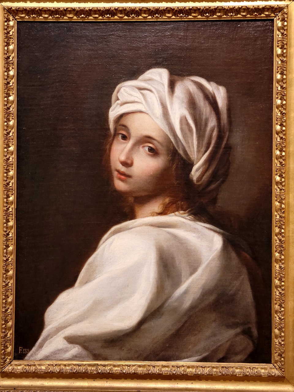바르벨리니 고전 미술관에 있는 귀도 레니의 작품 '터번을 쓴 여인'.