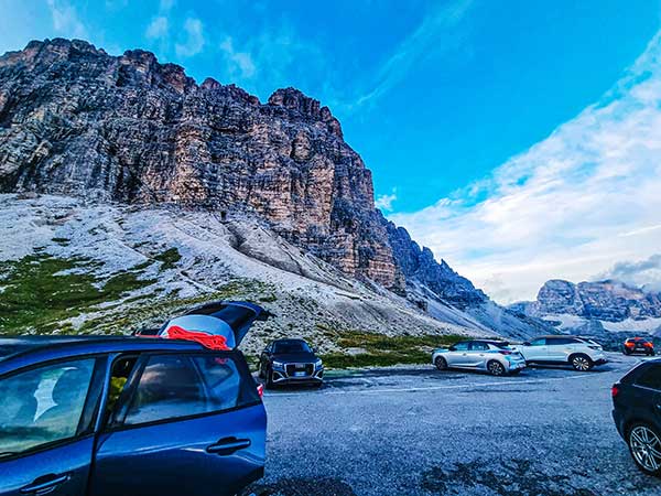 트레치메 디 라바레도 주차장.